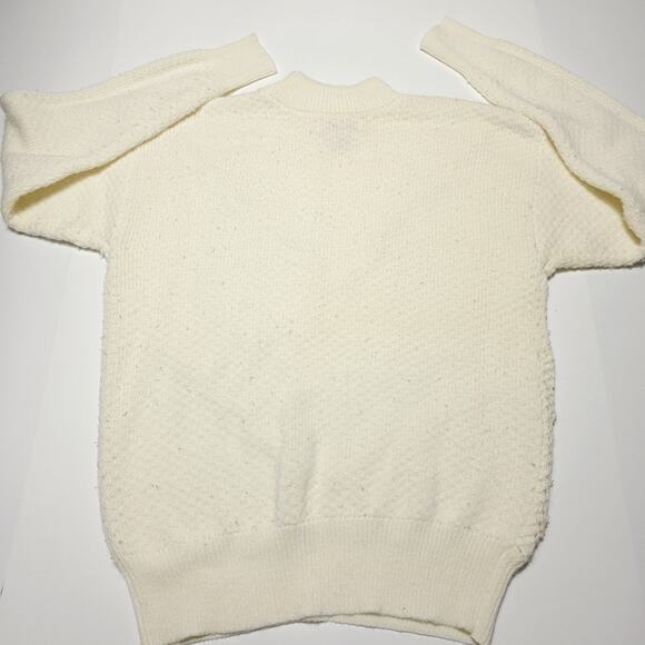 Vintage 80's Jaclyn Smith Women's Knitted Sweater Size Medium Beaded Design - Picture 6 of 8